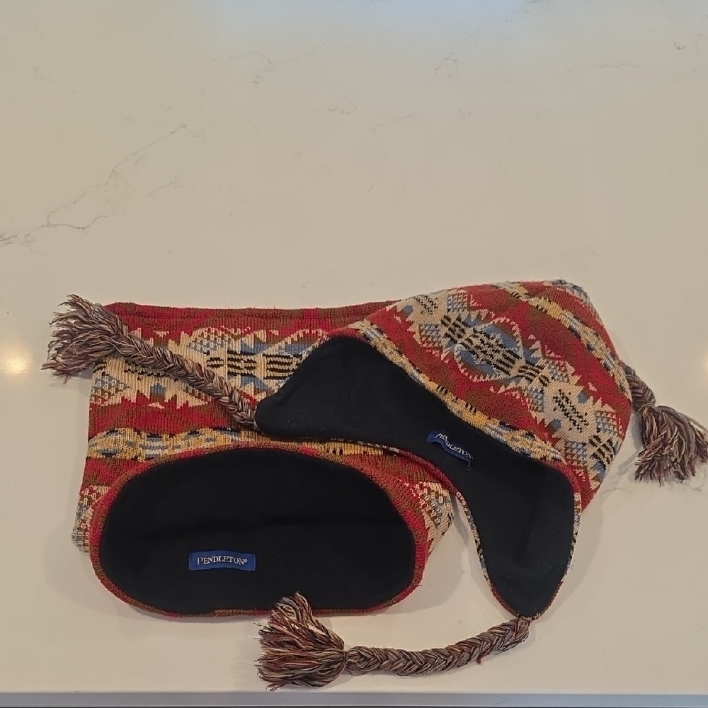 Pendleton Multicolor Knit Accessory Set - image 8